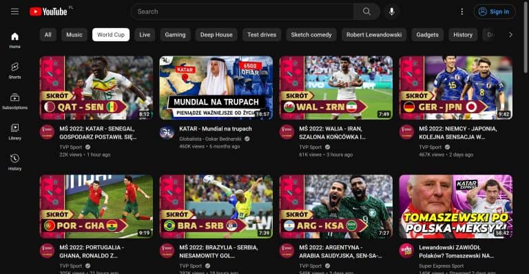 Pobieranie filmu z Youtube