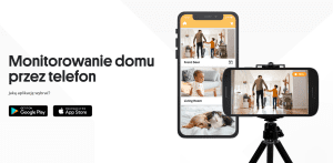 Aplikacja do monitoringu domu na telefonie.