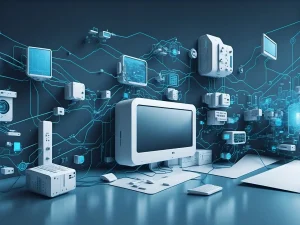 Zaawansowana technologia i połączone urządzenia.